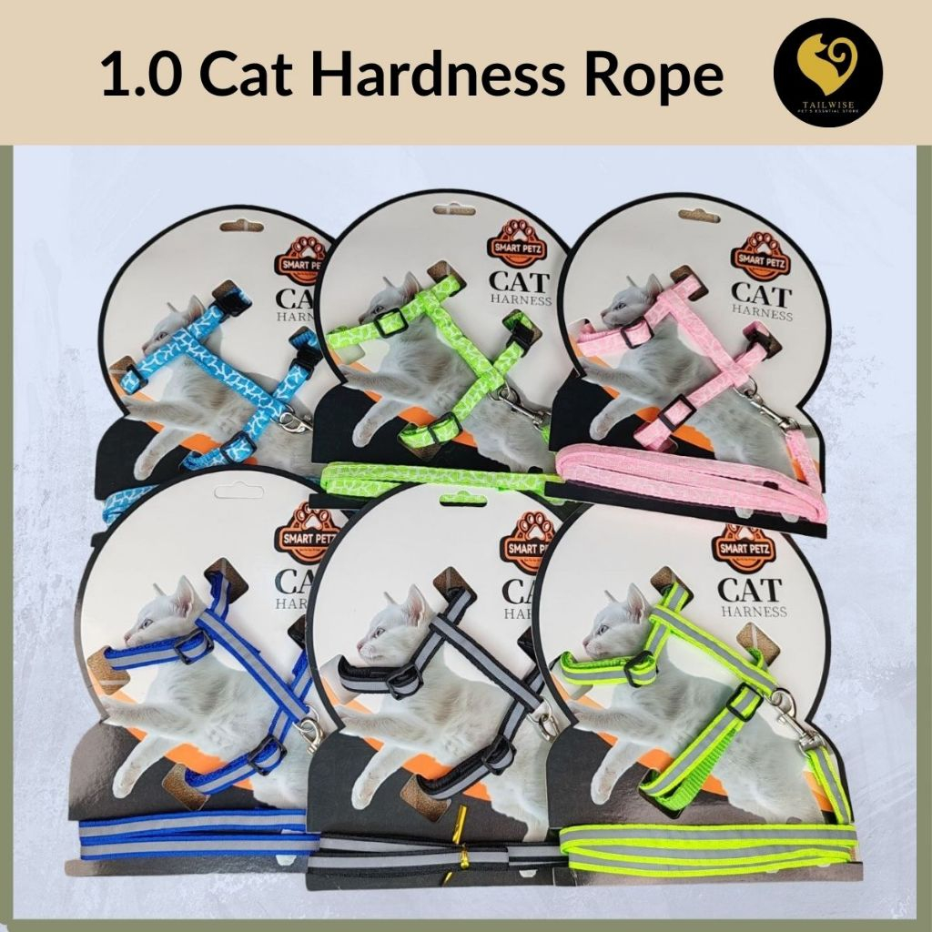 Cat Tali Kucing Berjalan Murah Pet Harness Lead Dog Harness Reflective ...
