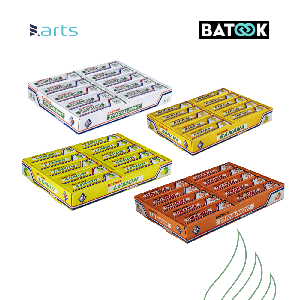 Batook Chewing Gum packet (5 Stick finger x 20) Saudi Arabia Product ...
