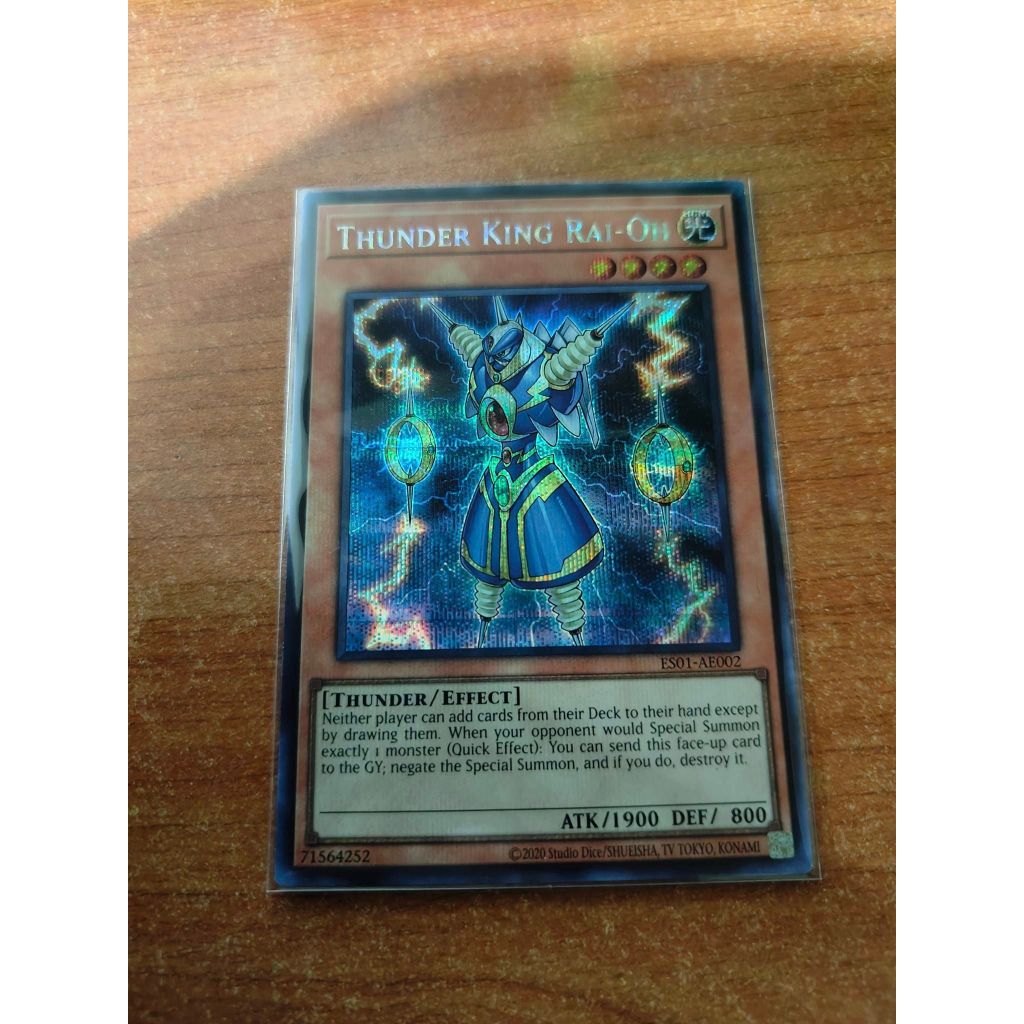 Yugioh: YG02-JP001 23HP-JA201 ES01-AE002 Thunder King Rai-Oh (SR/UR/UTR ...