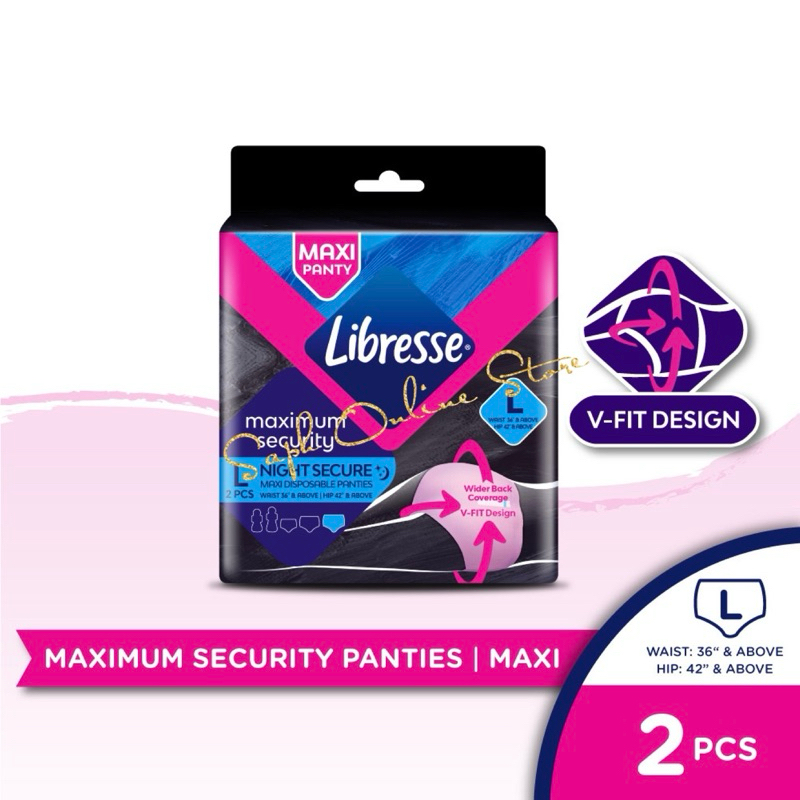 KOTEX LIBRESSE Overnight Panties 360° Anti Leakage Protection