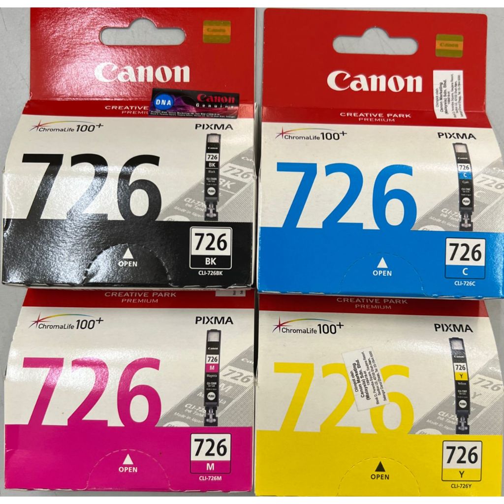 CANON 726 INK CARTRIDGES(EXPIRED) | Shopee Malaysia