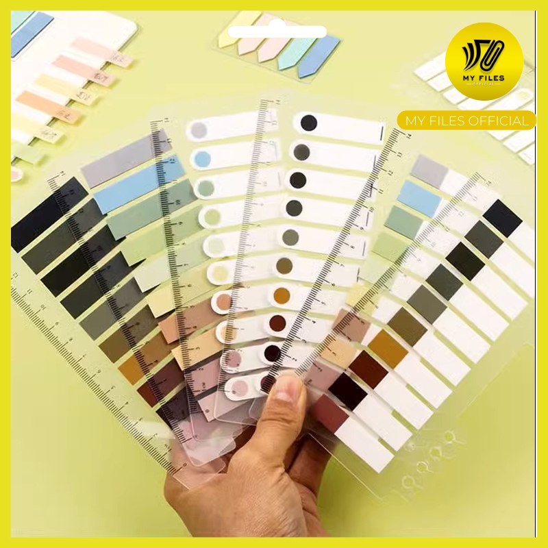MYFILES Index Sticker Sticky Note Colourful Bookmark Loose Leaf Mamo ...