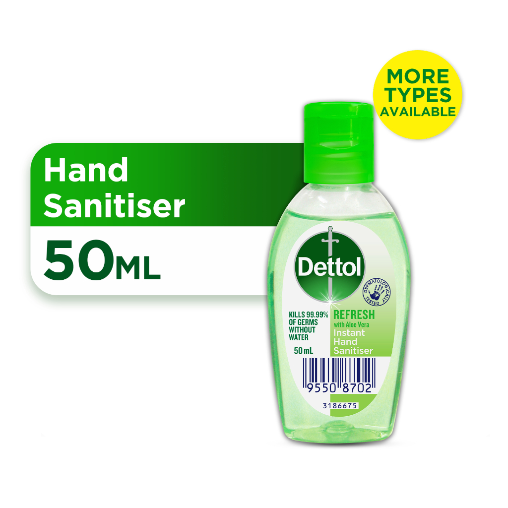 Dettol Hand Sanitiser 50ml Original Soothe Refresh Shopee Malaysia