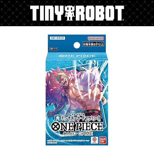 one piece tcg blue donquixote doflamingo starter deck One Piece ST-17 Blue Donquixote Doflamingo Japanese Starter Deck — Japan2UK