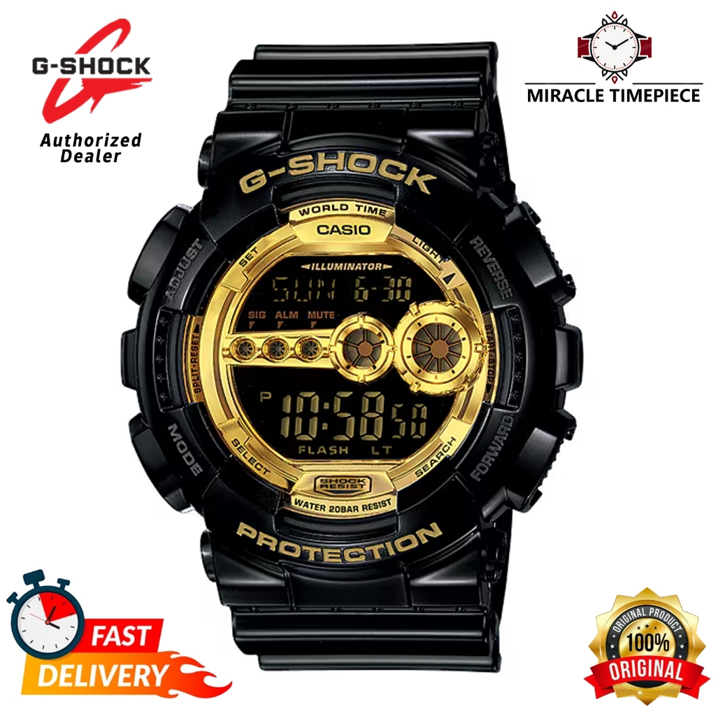 G shock gd 100 gold clearance