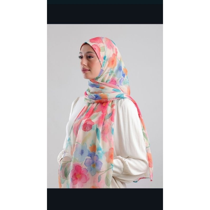 Sciarpa Bold Poppy Con Papaveri Colorati – Morbida E Grande, Donna, Stile Moderno - 4