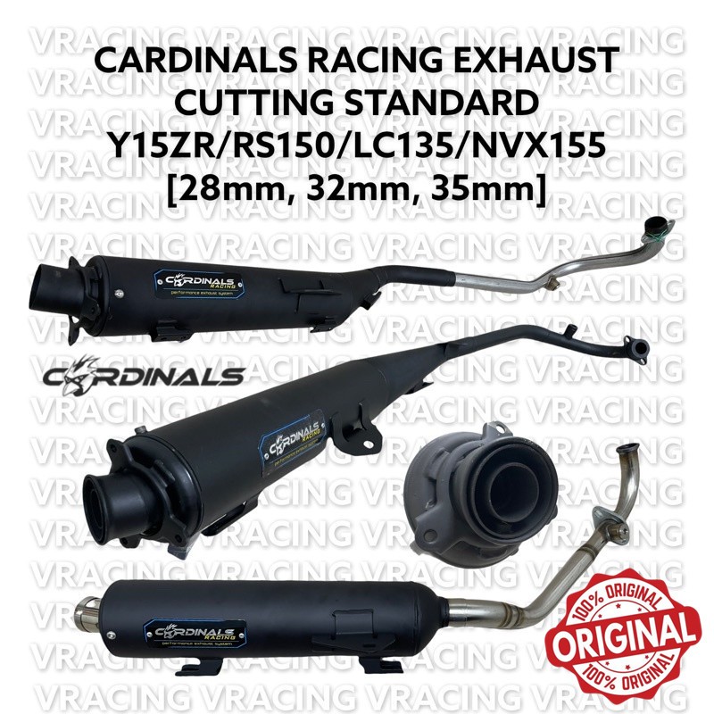 Cardinals Racing Exhaust Cutting Standard Y15ZR, Y16ZR, RS150/RSX ...