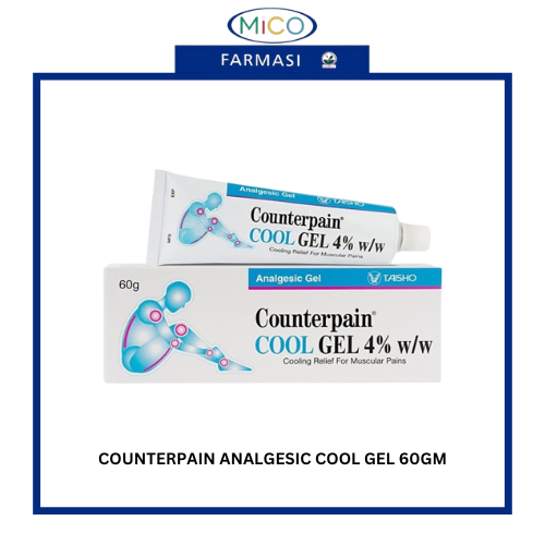 COUNTERPAIN ANALGESIC COOL GEL 60GM - [EXP: 05/2027] | Shopee Malaysia