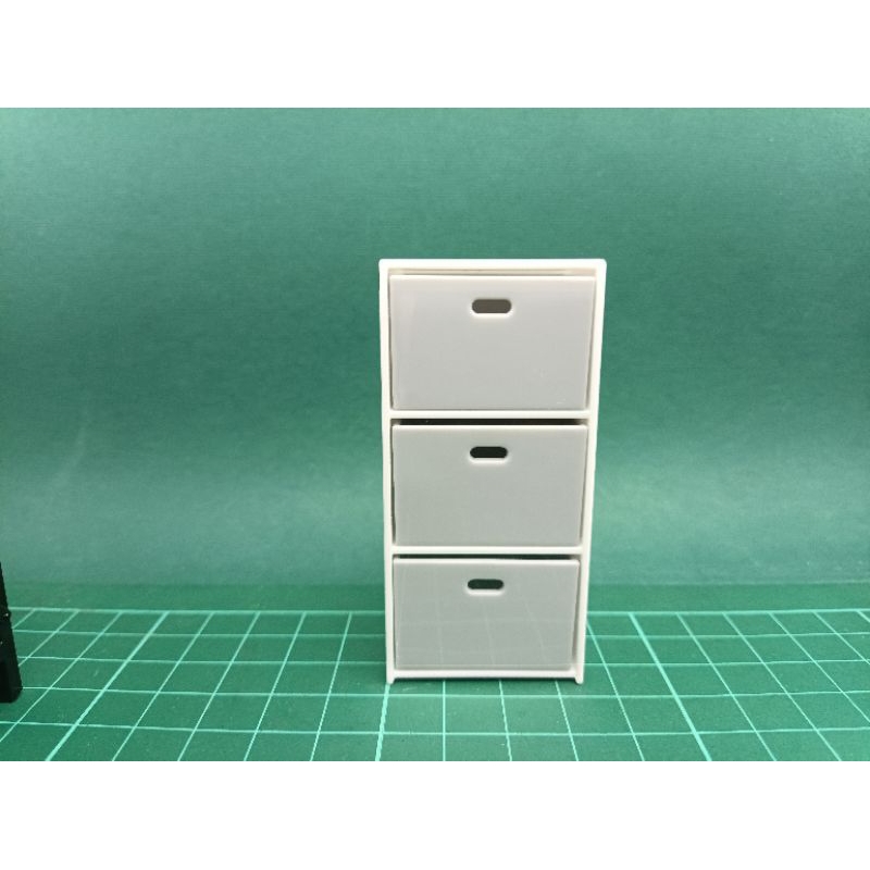Miniature 1/12 scale miniature rack with drawer suitable for Marvel ...