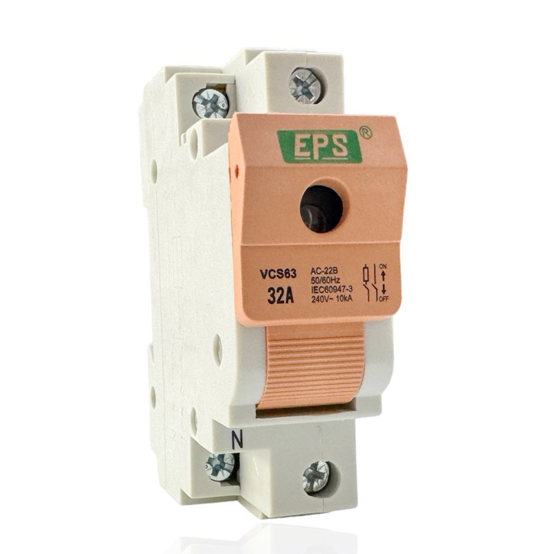 EPS RCBO 20A/ EPS MAIN SWITCH 32A 1P+N/ 63A 1P,2P,3P(SWITCH FUSE ...