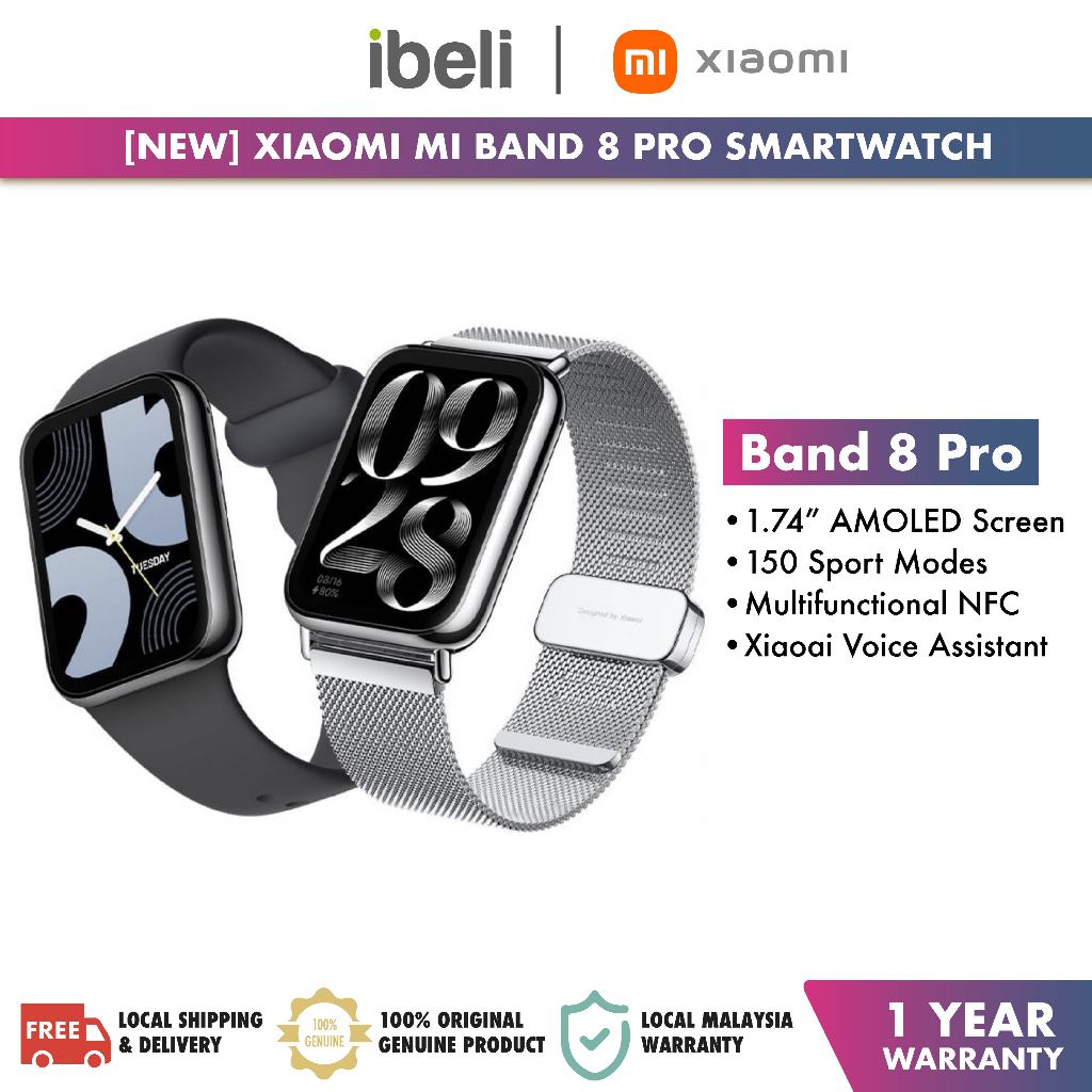 Xiaomi Mi Band Pro Smartwatch AMOLED Display 150+ Sport Modes