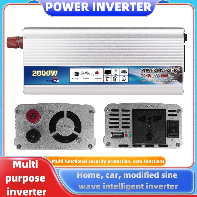 Ultra high Power inverter Car inverter 12V to 220V quasi sine wave ...