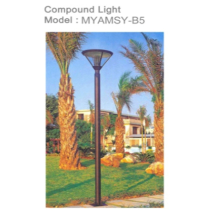 Compound Light Lantern / Post Top Lantern / Pole Light, E27 Ceramic ...
