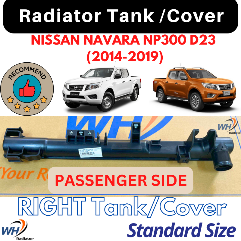 NISSAN NAVARA NP300 D23 (2014-2019) TOP QUALITY Radiator Right Tank ...