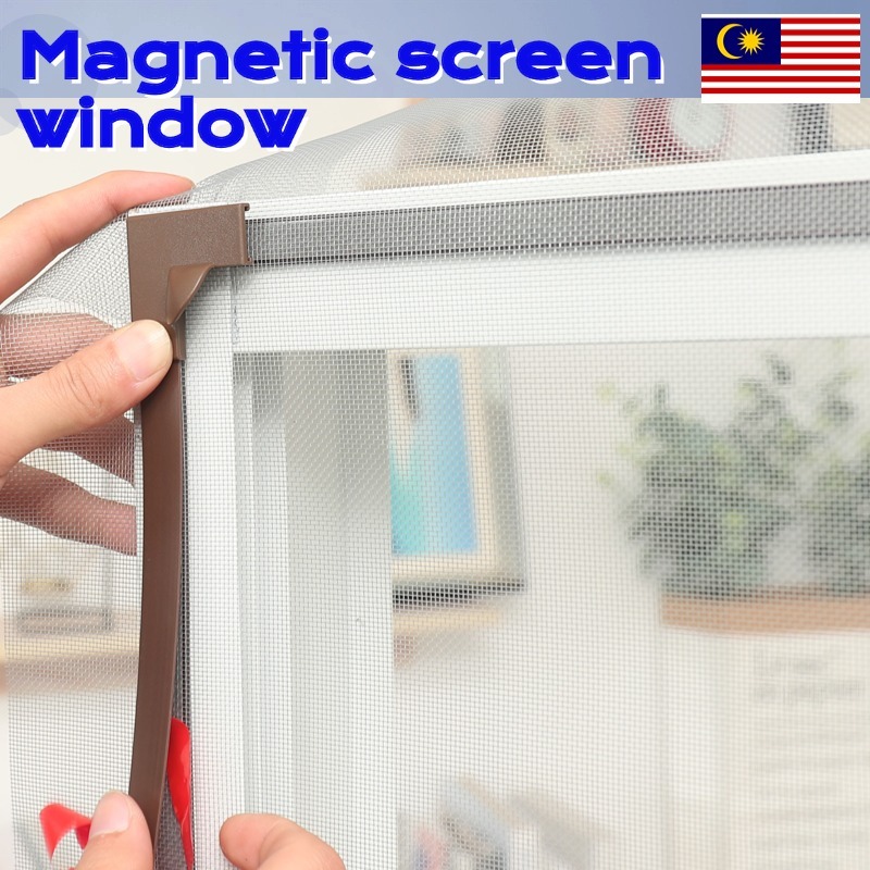 (Full set) can cut magnetic mosquito net window DIY anti-insect screen ...