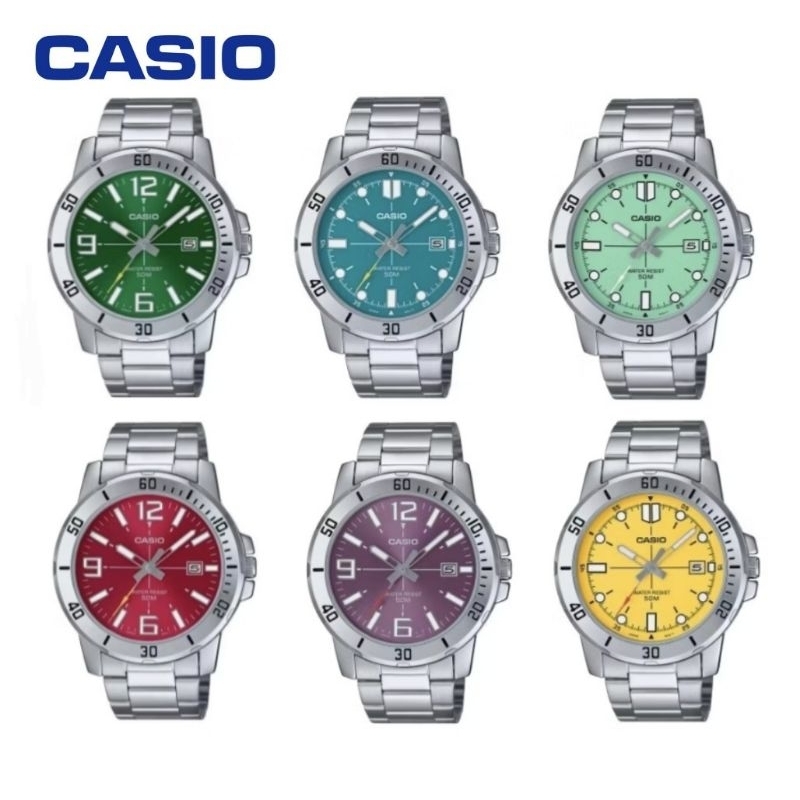 Casio Men Watches MTP-VD01D Jam Lelaki Casio MTP-VD01D-4B MTP-VD01D-9E ...