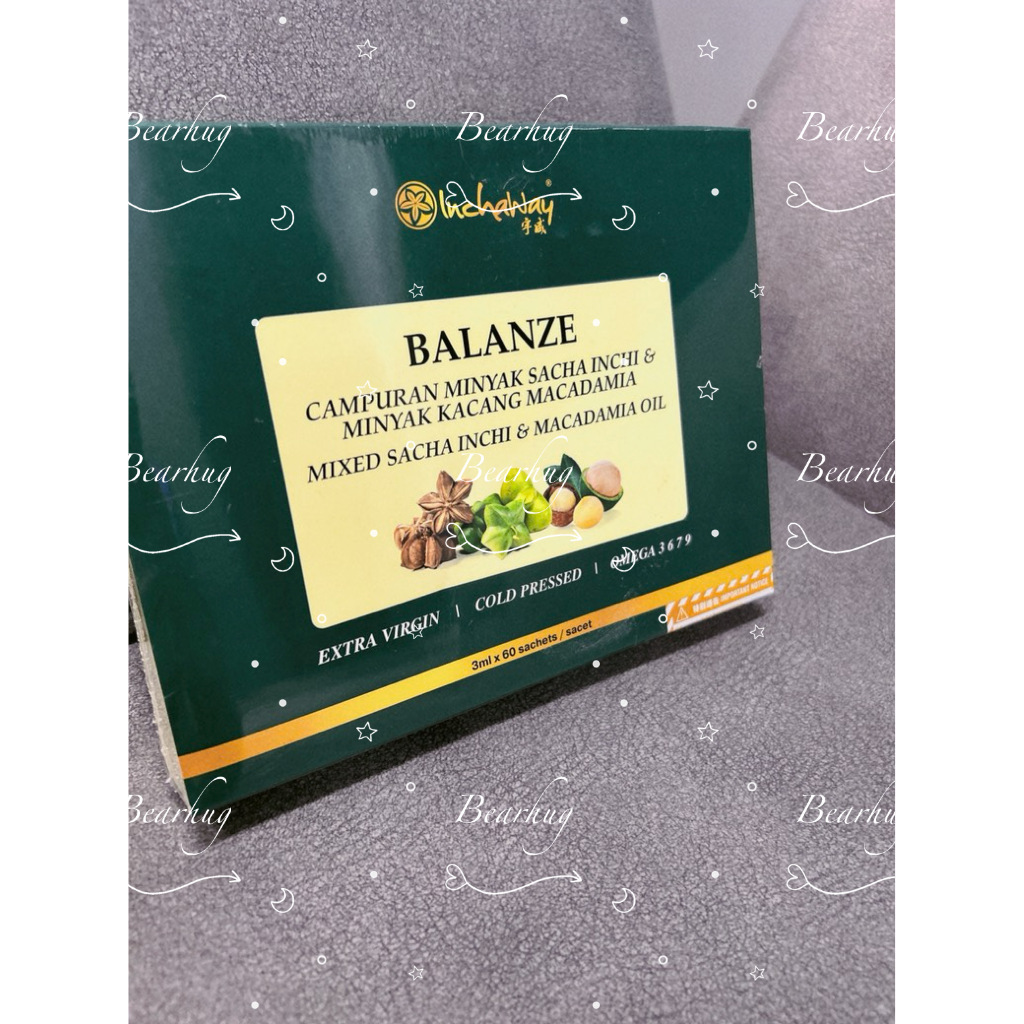 Inchaway BALANZE Mix Sacha Inchi & Mazadamia Oil | Shopee Malaysia