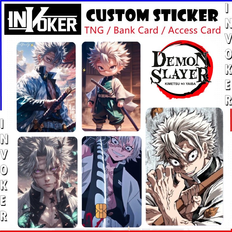 Sanemi Shinazugawa - Touch n Go Card Sticker Cover / TNG CARD / Bank ...