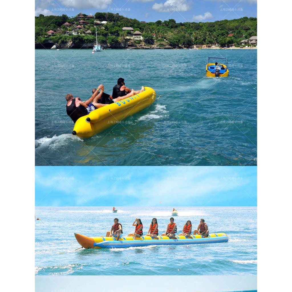 Water Inflatable Banana Boat Single Row Multi Row Seats Customizable ...