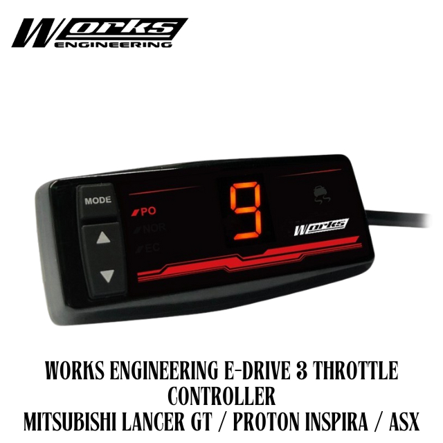 Works Engineering E-Drive 3 Throttle Controller Mitsubishi Lancer GT ...