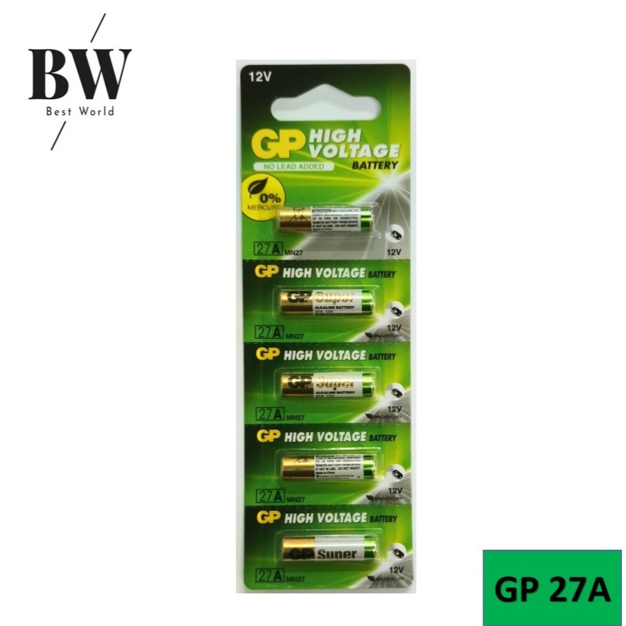 GP 27A 12v Alkaline Battery (5pcs) | Shopee Malaysia
