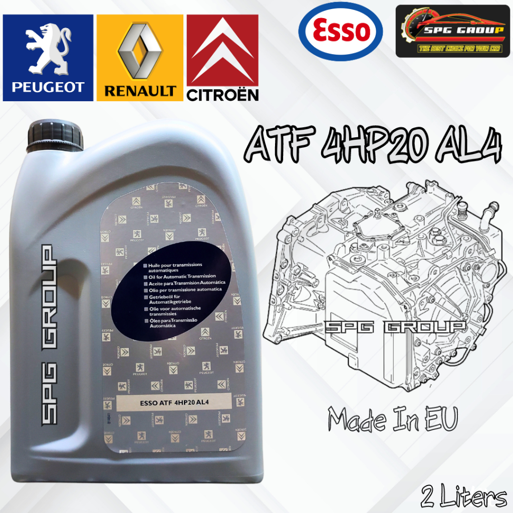 GENUINE PEUGEOT & CITROEN ESSO ATF AUTOMATIC TRANSMISSION OIL 4HP20 AL4