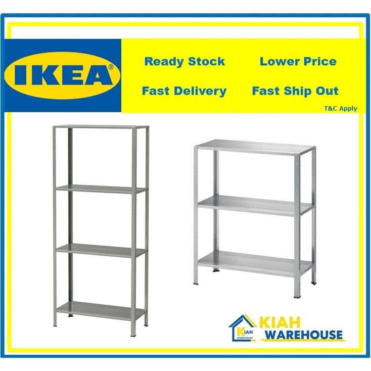 Hyllis HYLLIS Rak Unit Shelf Storage Steel Shelving Rack Indoor/Outdoor ...