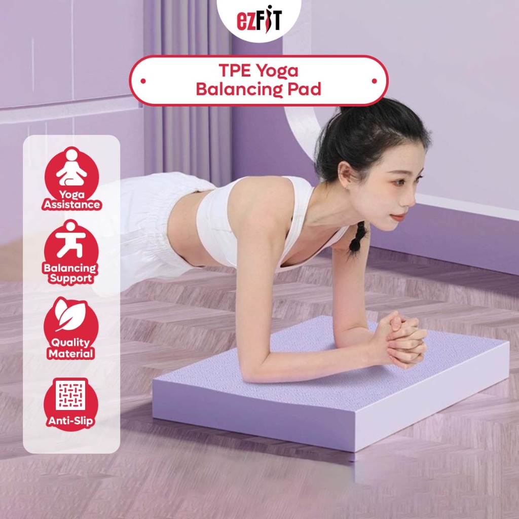 EzFit Balance Pad TPE Yoga Mat Kneeling Pad Exercise Pad Thick Cushion ...