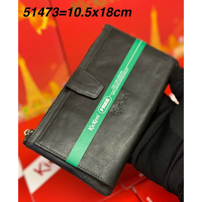 Kickers Genuine Leather Long Purse 💯% Ori ( 51473 ) | Shopee Malaysia