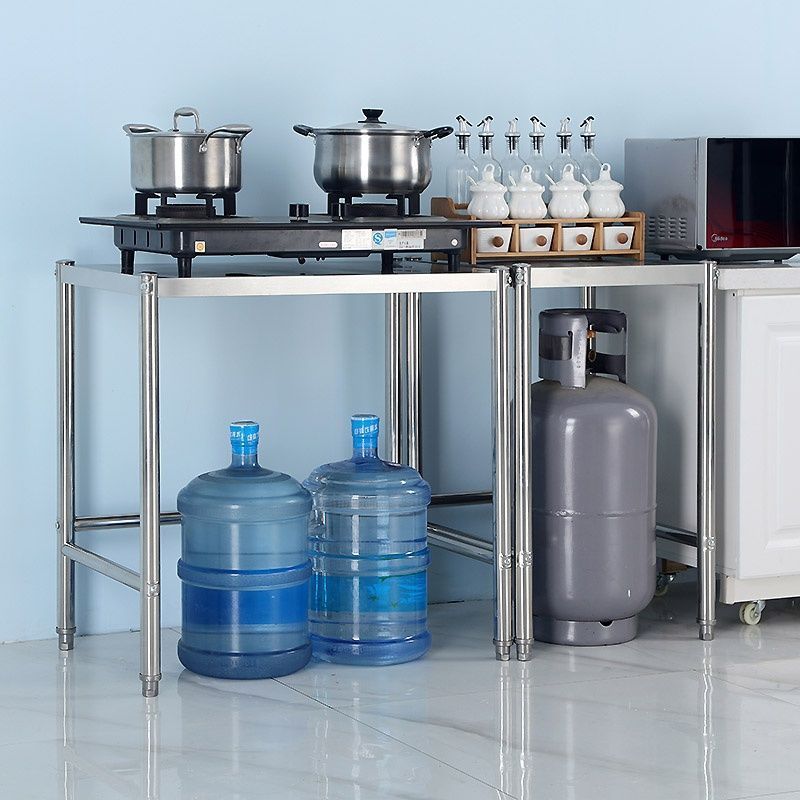 gas tank rack kitchen stainless steel storage rack square single gas ...