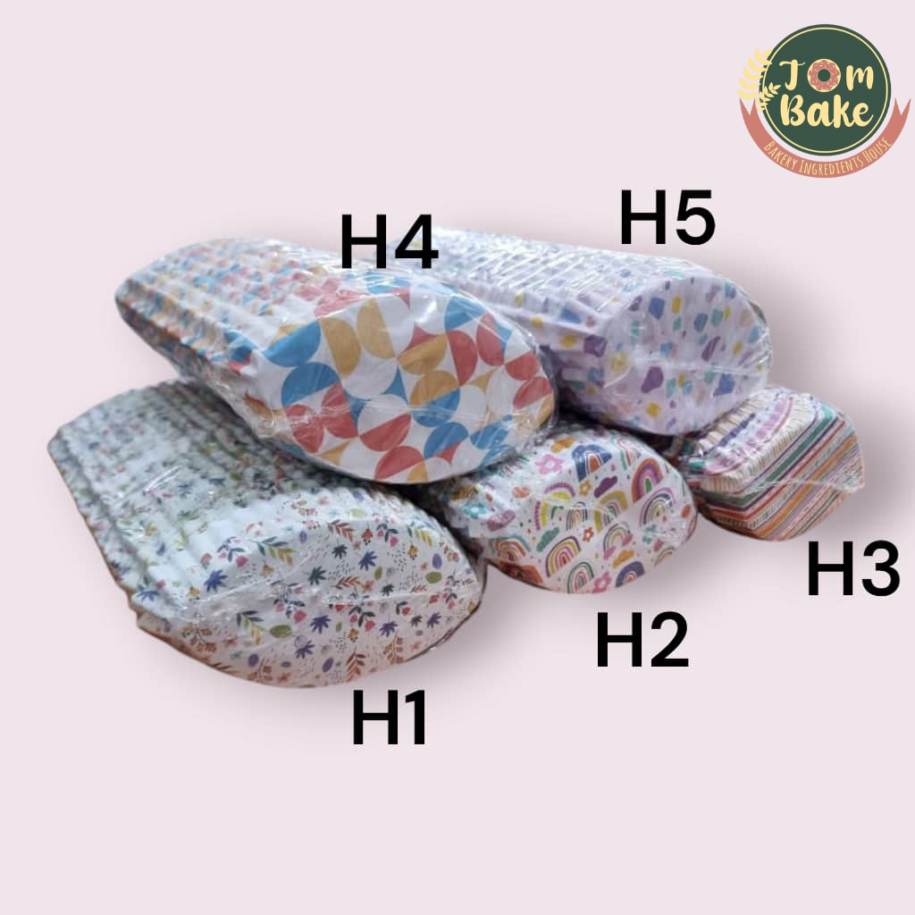 200+/- Baking Bun Paper Cup / Bread Paper Cup / Baking Cup (Boat ...