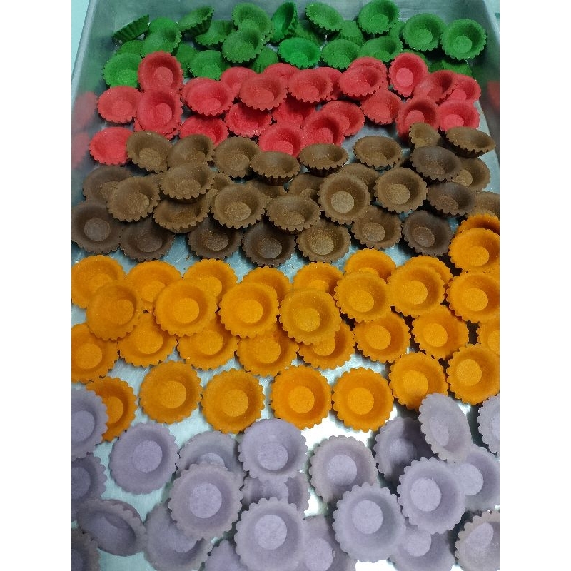 SHELL TART 4 CM MIX COLOUR📌📌 (KULIT TAT CAMPUR WARNA)📌📌 | Shopee Malaysia