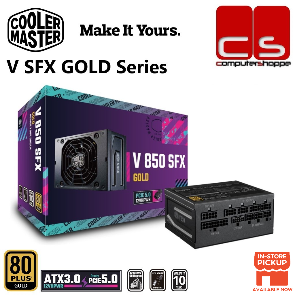 COOLER MASTER V SFX Gold 850W（Itw | Cooler Master PSU 850Watts 