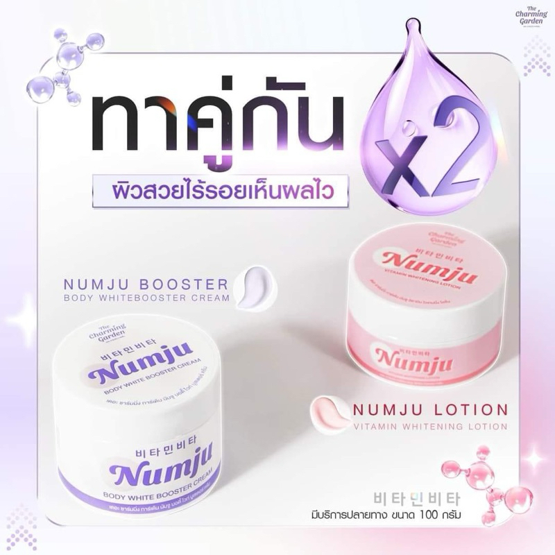 Numju Vitamin Whitening Lotion / Numju Body White Booster Cream 100g ...