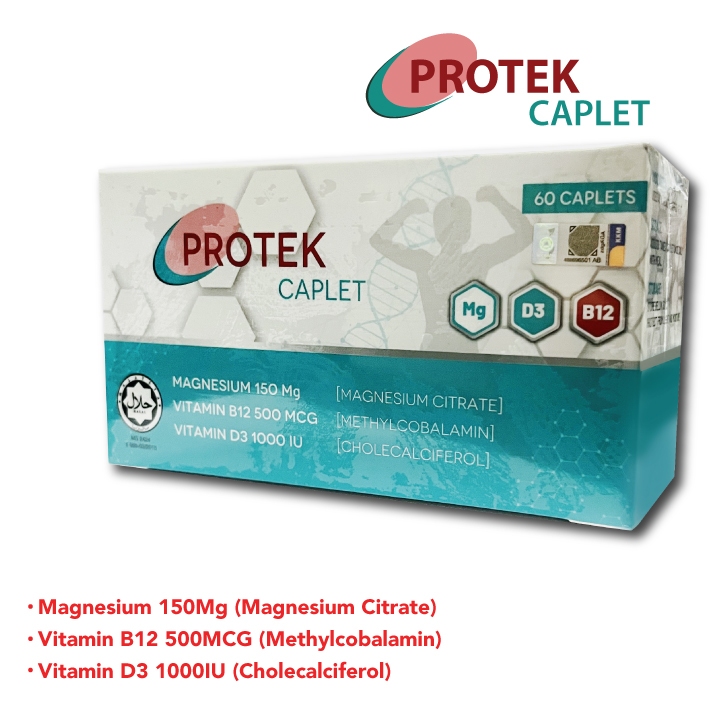 Protek Caplets 60's per box | Shopee Malaysia