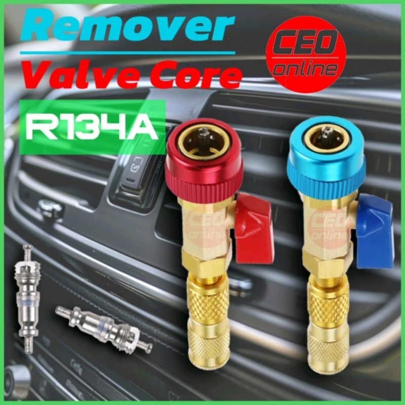 CEO 🇲🇾 R134a Valve Core Remover Installer / Replace High Low Side ...