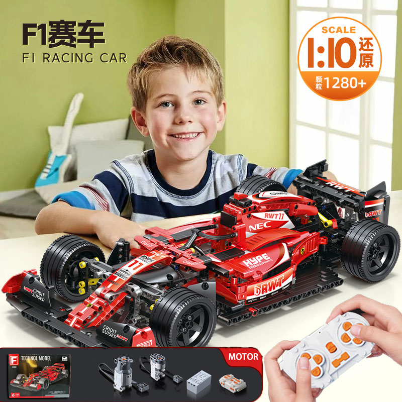 【Ship Locally】Car Model Ferrari Building Block 1：10 Remote Control Car ...