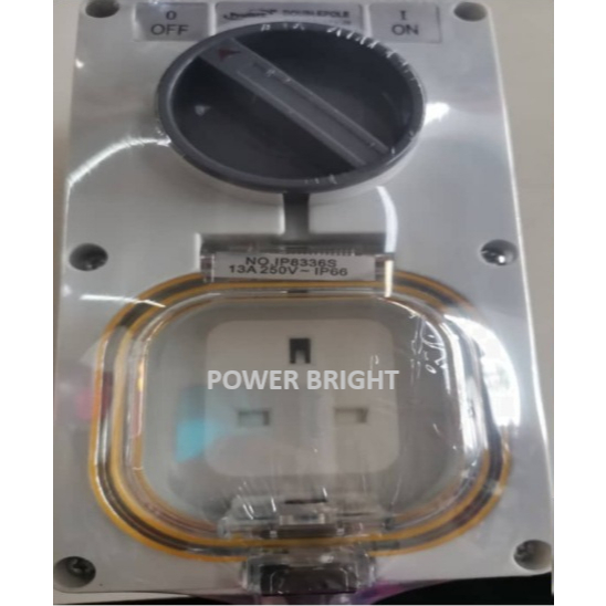 PROSMK 13A WEATHERPROOF COMBINATION SWITCHED SOCKET IP66 WATER PROOF ...