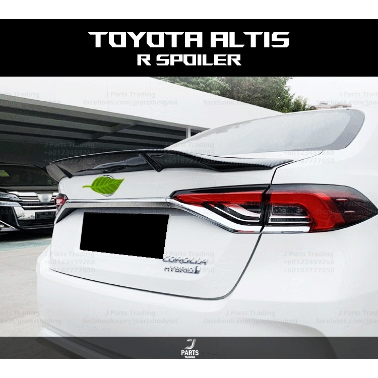 Toyota Altis Corrola R Spoiler Rear Spoiler Bonnet Spoiler Sport Lips ...