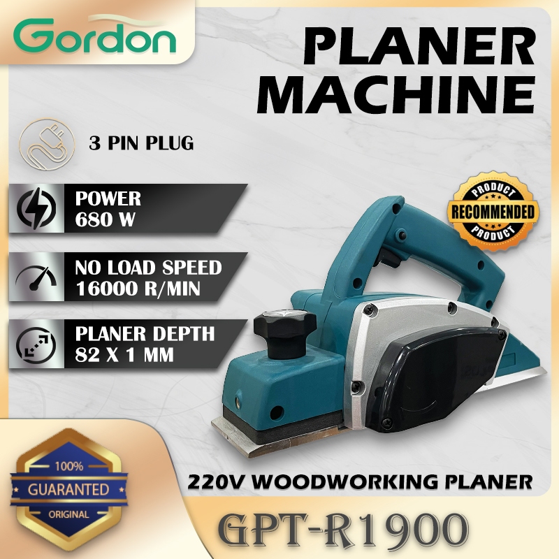 GORDON Wood Planer Machine | Mesin Ketam Kayu | Shopee Malaysia