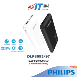 PHILIPS Slim & Powerful Powerbank With Fast Charging DLP7693K/DLP8693K