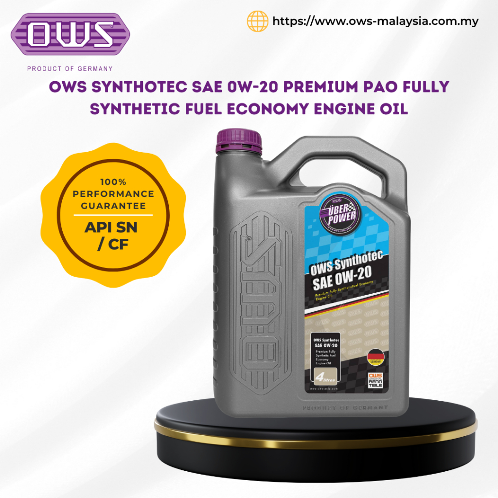 OWS Germany 0W-20 Synthotec Premium PAO-based Fully Synthetic Fuel ...
