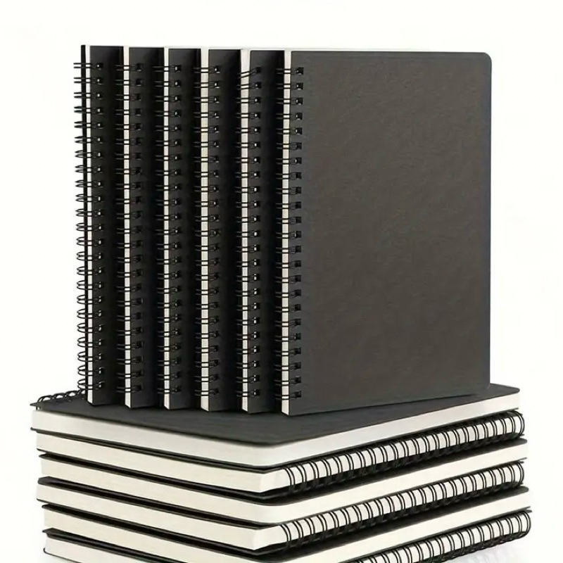Rhino A5 Spiral Notebook, 160 Page / 8mm Lined Writing Book, 3