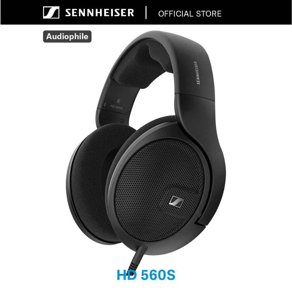 Sennheiser HD 560S Audiophile Headphones Open Back 38mm Transducer 120 HD560S Shopee Malaysia