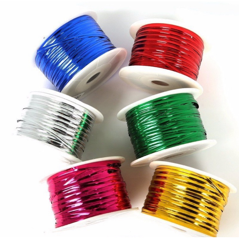100Yard/roll Twist Wire Tie Multicolor Gift Packaging Wrap Ribbon Rope ...