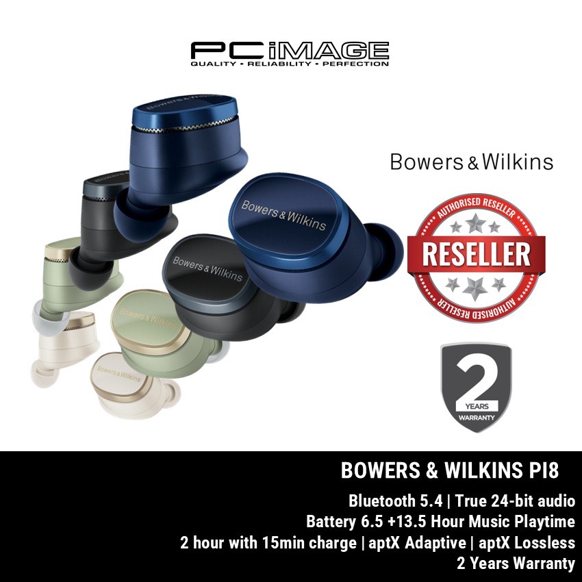 BOWERS & WILKINS PI8 In-Ear True Wireless Earbuds | TWS | BT5.4 | 6.5 ...