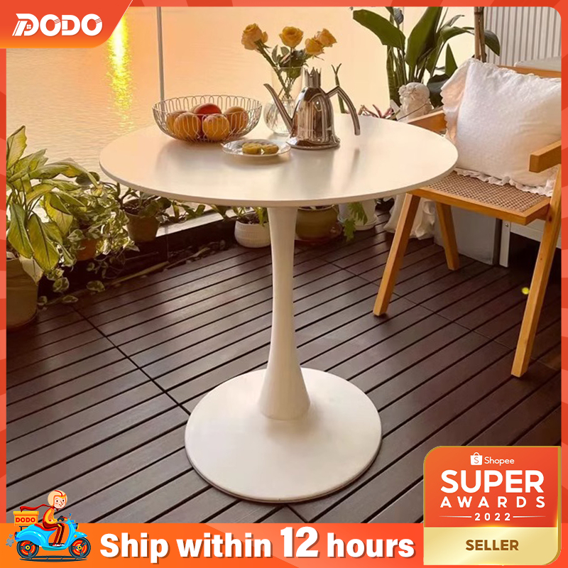 Nordic Round Table Balcony Coffee Table Office Discussion Table Eames ...