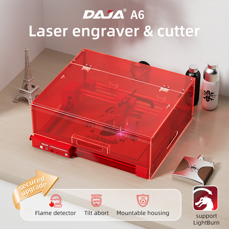 DAJA A6 Pro Engraving Machine Aluminum Alloy Body Commercial With