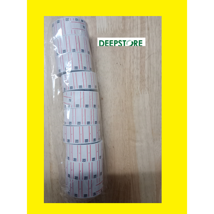 SINGLE LINE PRICE LABELLER STICKER 10Rolls/pkt | Shopee Malaysia