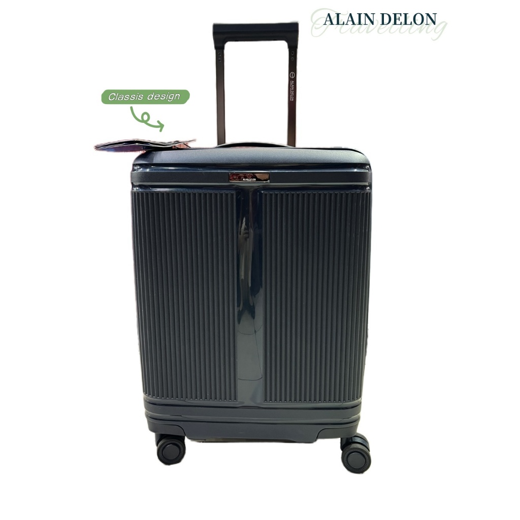 ALAIN DELON 20 24 28 Inch Hardcase 4 Wheels Suitcase Waterproof 360 Rotation Wheels w International TSA Lock Luggage